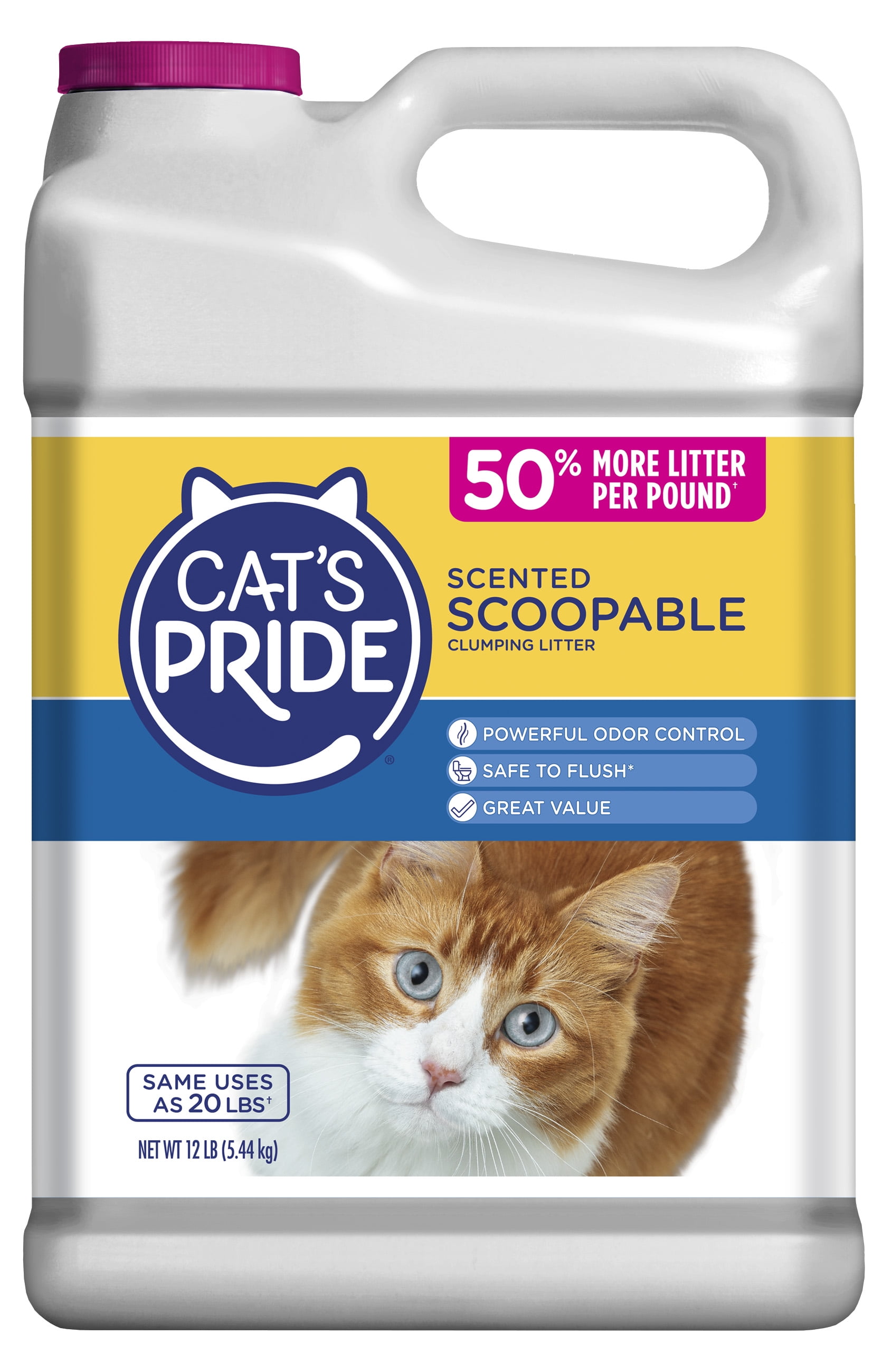 Cats Pride Scoopable Scented Lightweight Clumping Clay Cat Litter