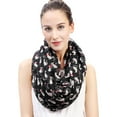 thumbnail image 1 of Cats Print Infinity Scarf, 1 of 4