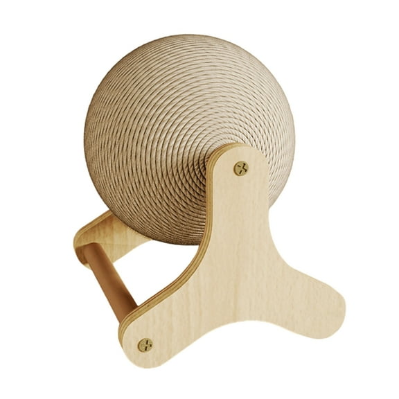 Cats Scratch Sphere Corrugated Paper Cats Nail Grinding Sphere with Stable Stand Cats Grinding Claws Toy Indoor Play Toy