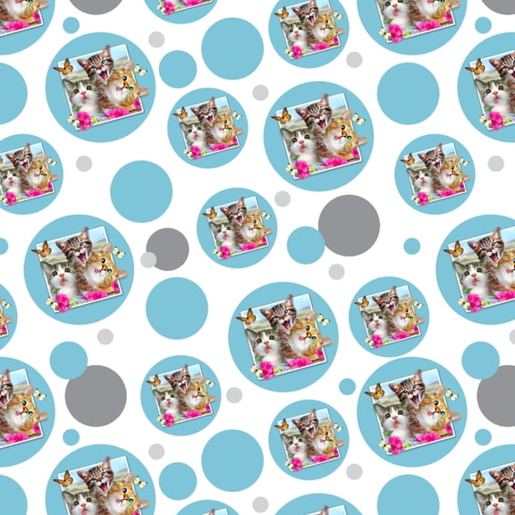 Cats Selfie Picture Premium Gift Wrap Wrapping Paper Roll