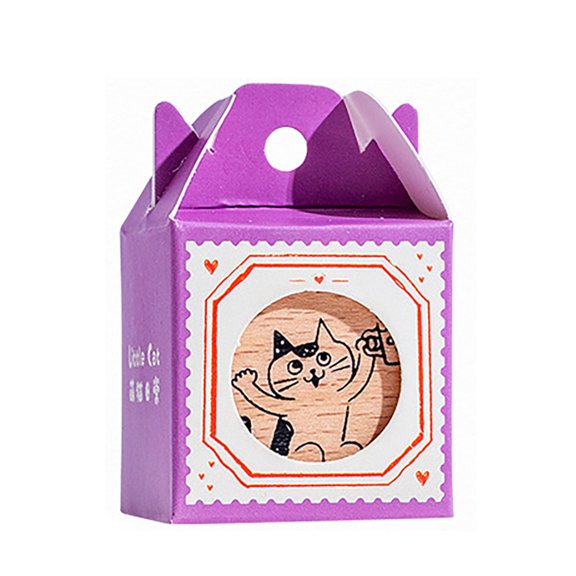 Cats Series Stamp Rubber Stamp Scrapbooking Decorative Stamp Stamp for Arts and Crafts Journals Card Making