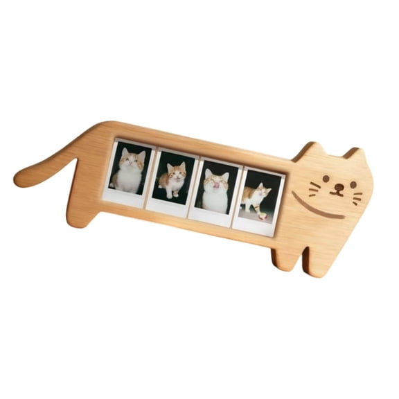 Cats Shaped Picture Frame Cats Mini Photo Frame for Desktop Tabletop Display