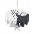 thumbnail image 1 of Cats Showering Outdoor Tablecloth - 60 Inch Round Dining Table Cover, Modern Abstract Art Funny Animals Waterproof Outdoor Table Cloth with Umbrella Hole & Zipper for Picnic/Patio/Party, 1 of 7
