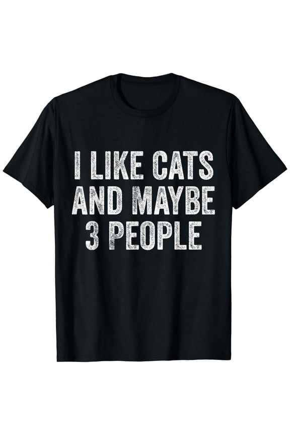 Cats T Shirt Funny Cat Shirt Cat Gifts Gift For Cats Lovers T-Shirt
