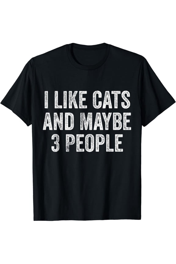 Cats T Shirt Funny Cat Shirt Cat Gifts Gift For Cats Lovers T-Shirt