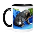 thumbnail image 1 of 3dRose, Cats Tabby Cat, 15oz Two-Tone Black Mug, 1 of 7
