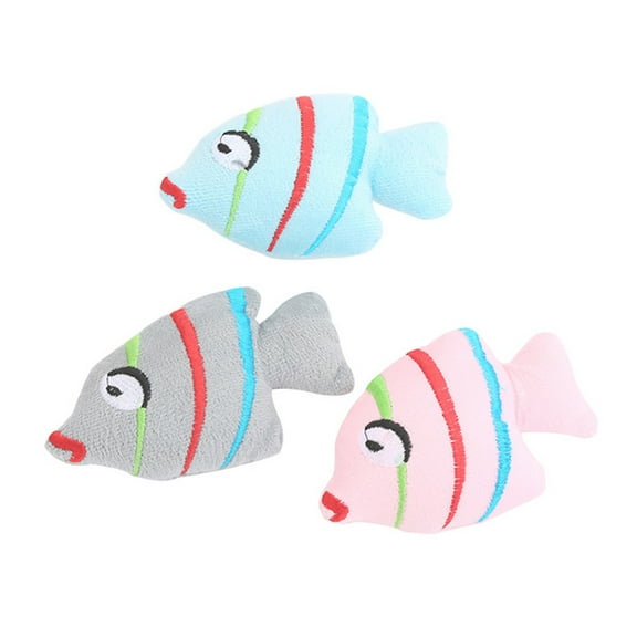 Cats Toys for Kittens Kitty Grind Teeth Interactive Cartoon Fish