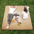 thumbnail image 1 of Cats Umbrella Beach Blanket Outdoor Picnic Blanket 78"x 78" Waterproof Foldable for Beach Camping Travel Hiking Grass Lawn Park, 1 of 5