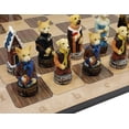 thumbnail image 1 of Cats Vs Dogs Animal Painted Chess Set With 17" Rustic Color Board, 1 of 8