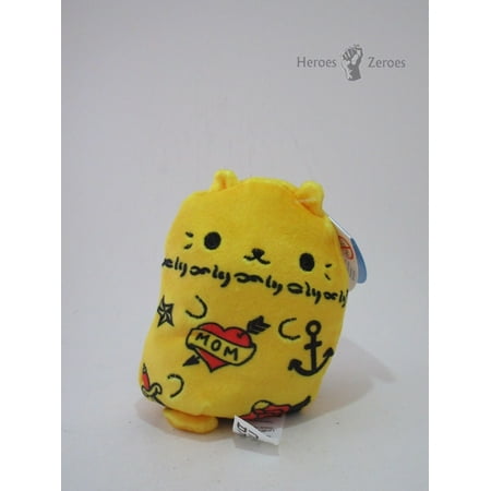 Cats Vs. Pickles Blue Wave #099 TAT CAT Tattoo Yellow 4-inch Plush New NWT