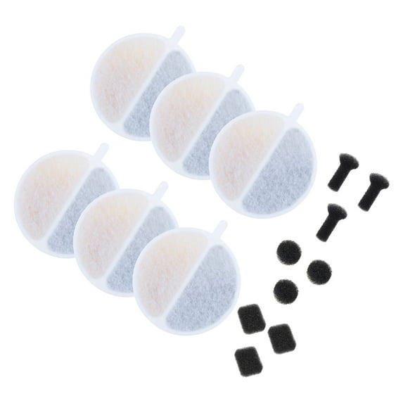 Cats Water Fountain Filter Three Filtration System Pet Cats Filter Replacement