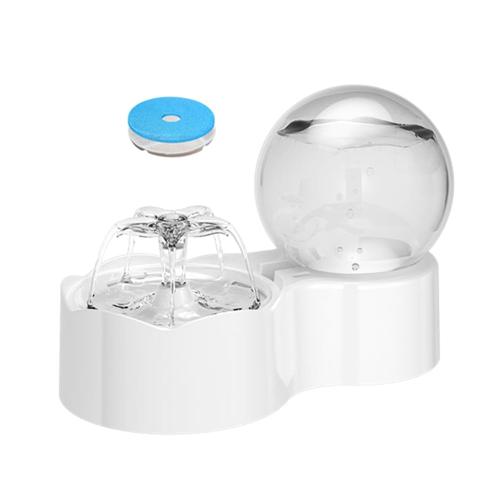 Cats Water Fountain Whispering Quiet Water Dispenser 77OZ Filtered Automatic Drinking Bowl for Cats Dogs Small Pet