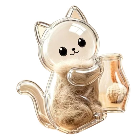 Cats Whiskers Holders Refrigerator Magnet Tiny Vase Fridge Magnet for Flowers,Pet Hair Display
