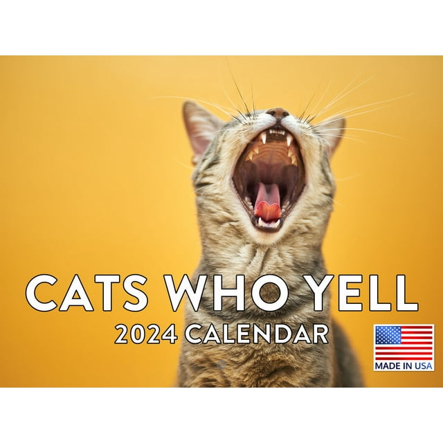 Cats Who Yell Calendar 2024 Cats Who Yell Calendar 2024