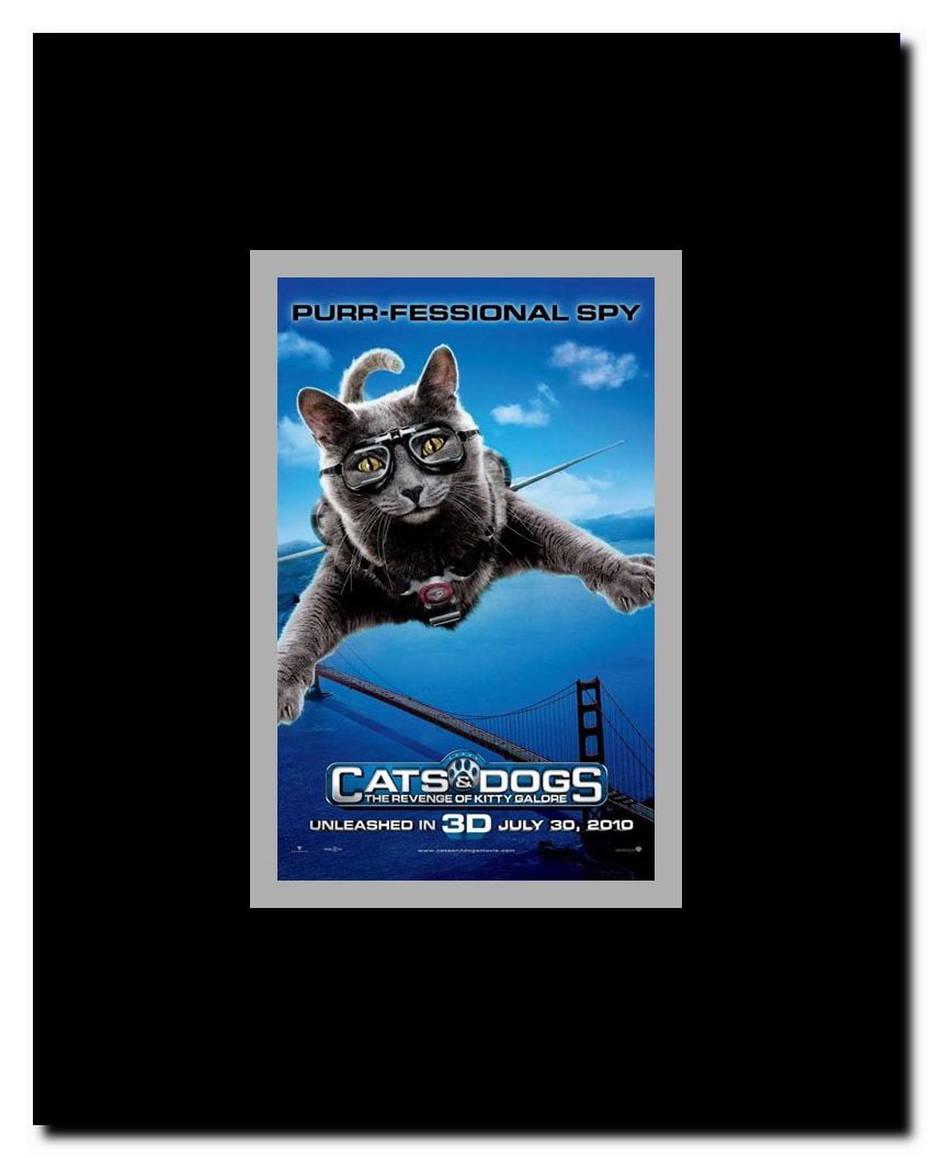 Cats and Dogs: The Revenge of Kitty Galore - style C Framed Movie Poster