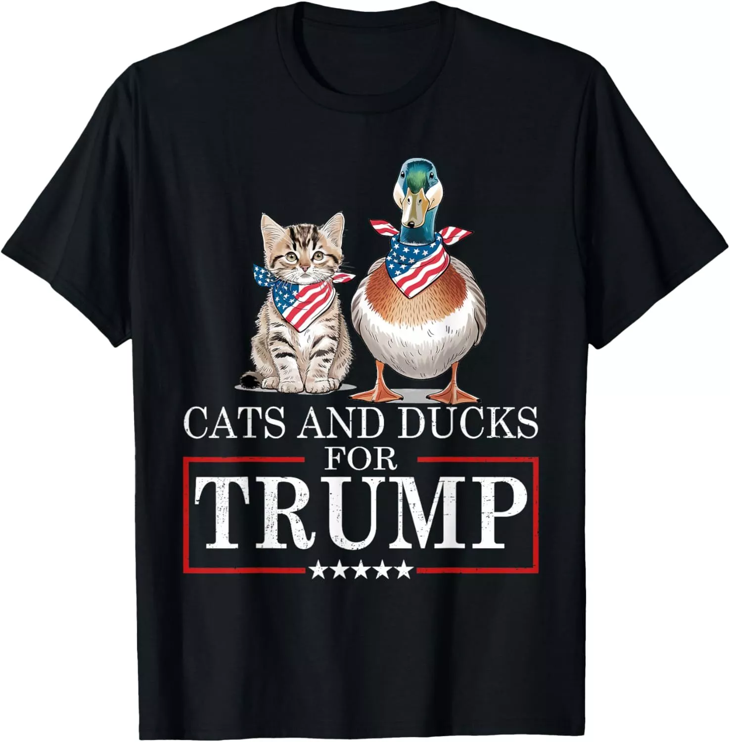 Cats and Ducks for Trump 2024 President 2024 Trump Vance Unisex TShirt