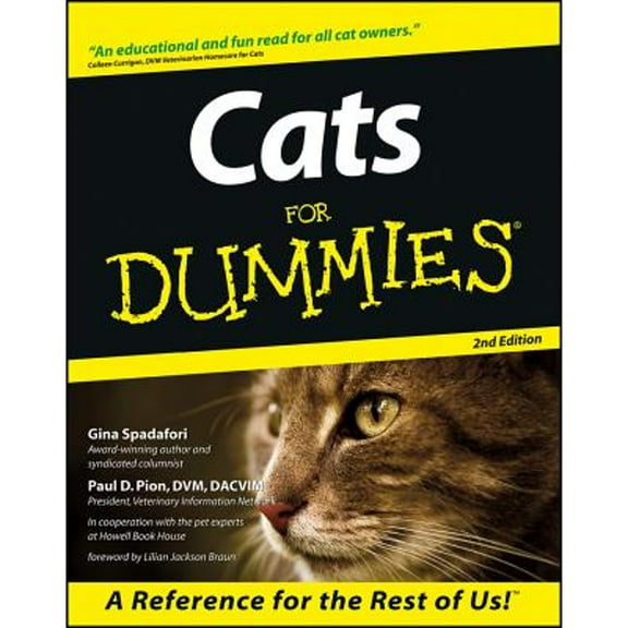 Pre-Owned Cats for Dummies (Paperback) 0764552759 9780764552755