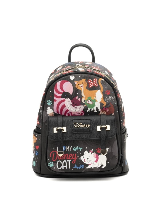 Cats of Disney WondaPop 11" Vegan Leather Fashion Mini Backpack
