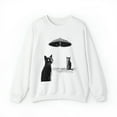 thumbnail image 1 of Cats with a UFO Unisex Heavy Blend™ Crewneck Sweatshirt, 1 of 7
