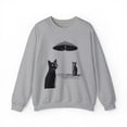 thumbnail image 1 of Cats with a UFO Unisex Heavy Blend™ Crewneck Sweatshirt, 1 of 7