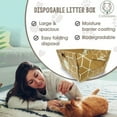 thumbnail image 1 of CatsDesire Biodegradable Litter Boxes 10 Pack Extra Large Patented Design, 1 of 5