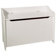 Catskill Craftsmen Wood Storage Bench in White