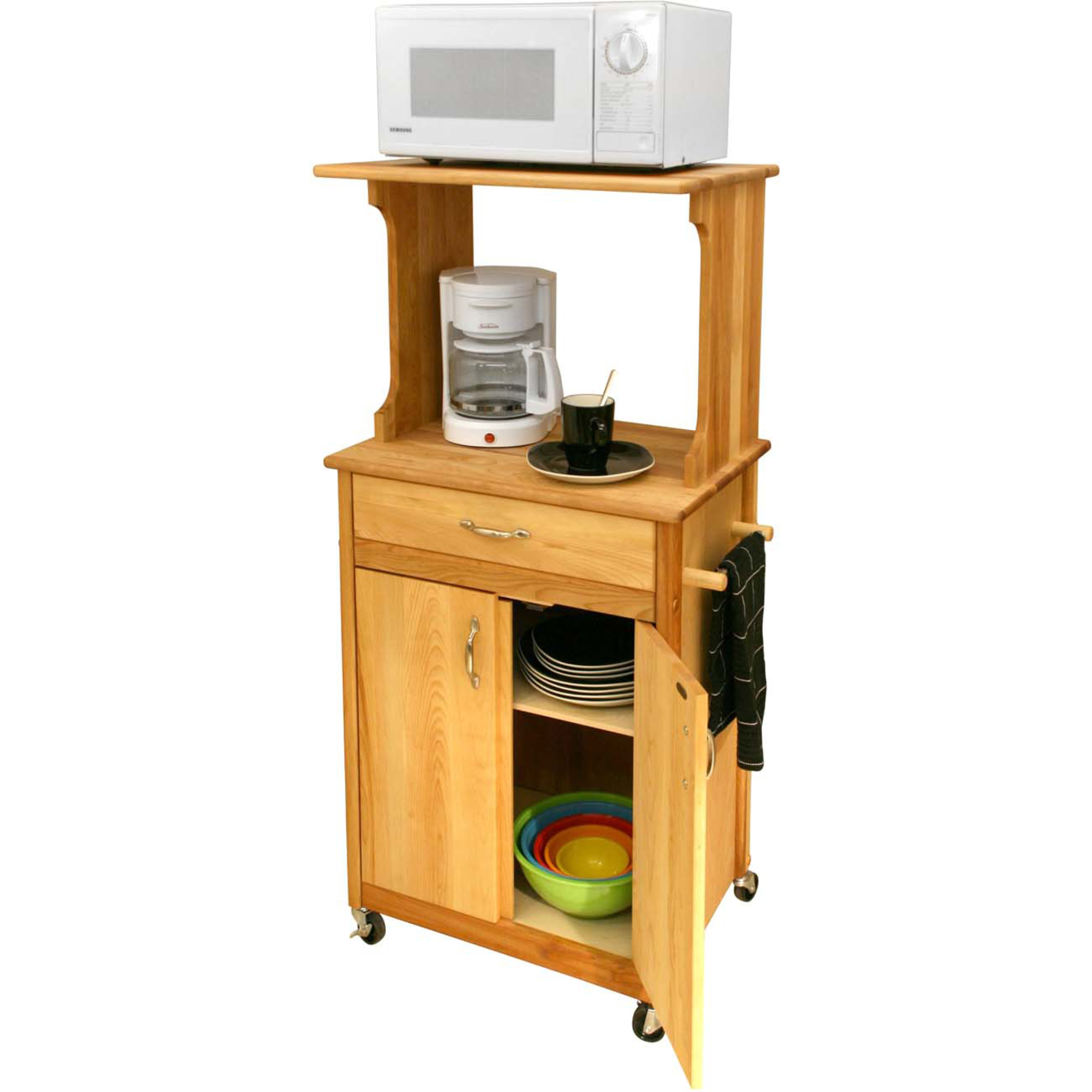 Catskill Microwave Space Saver Microwave Cart