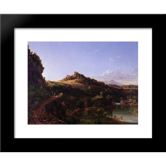 Catskill Scenery 20x24 Framed Art Print by Thomas Cole