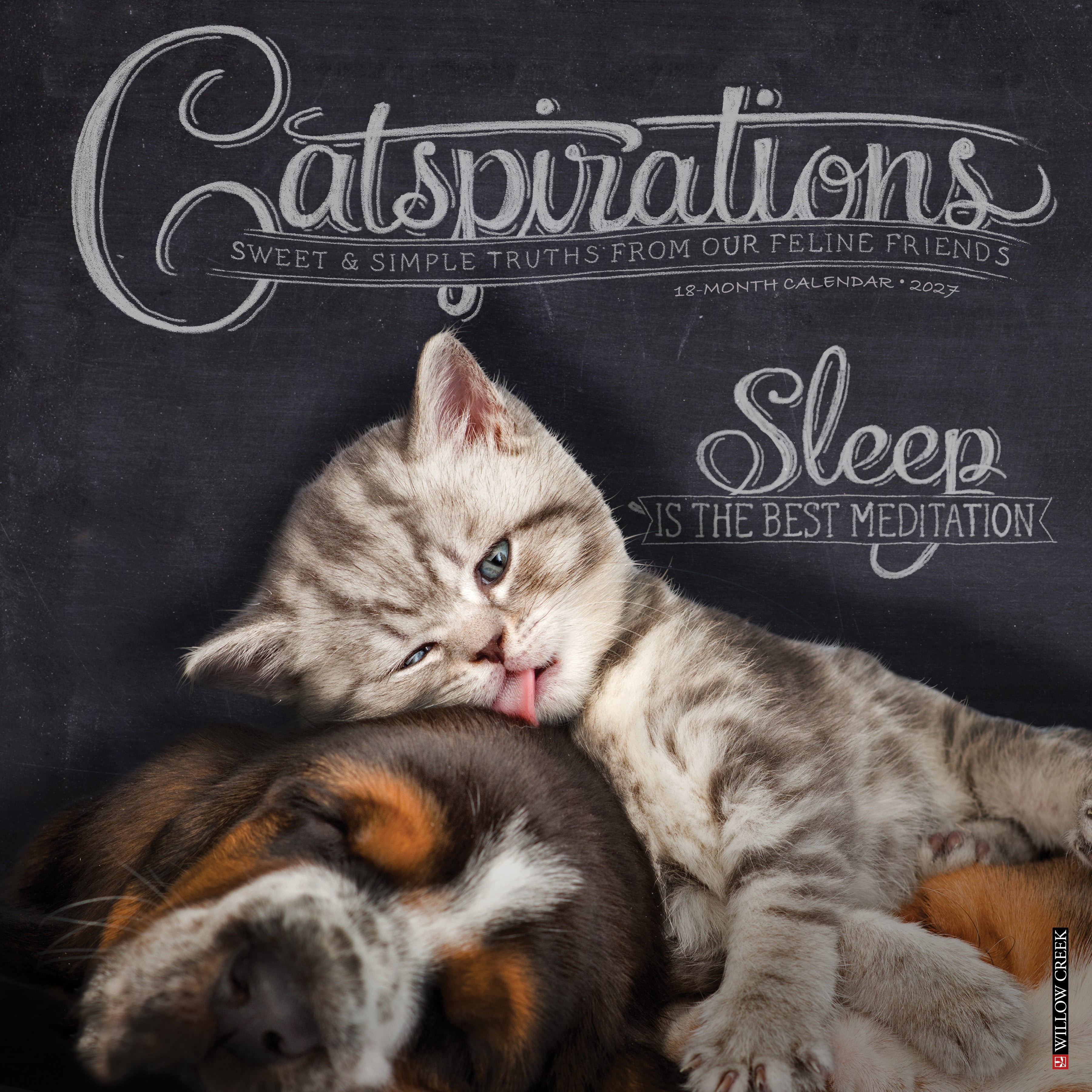 Willow Creek Press, Catspirations 2027 Wall Calendar