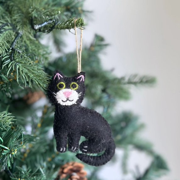 Catss Pendant Wool Felted Decoration Interior Car Creatived Bag Pendant