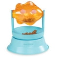 thumbnail image 1 of Catstages 2-in-1 Spinning Fish Treat Dispenser Cat Toy – Interactive Puzzle Feeder & Cat Ball Track Add-On, Blue, 1 of 8