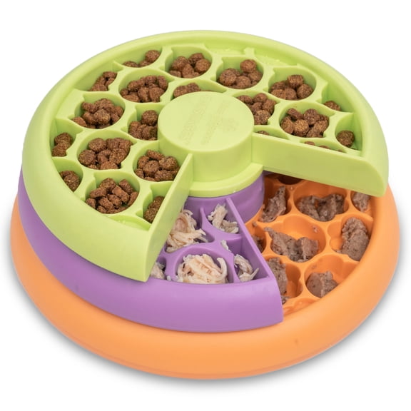 Catstages Kitty Lickin' Layers Interactive Cat Slow Feeder Treat Puzzle Toy