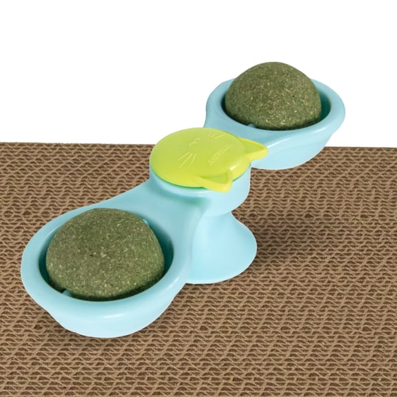 Catstages Scratchables Fidget Spinner Interactive Cat Toy, Blue