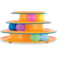thumbnail image 1 of Catstages Tower of Tracks Cat Toy – 3-Level Track with 6 Balls, Interactive for Indoor Enrichment, 1 of 4
