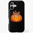 thumbnail image 1 of Catt o Lantern Pumpkin Cat Pun Compatible Phone Case for iPhone 11–17 Pro Max, 1 of 2