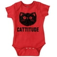 thumbnail image 1 of Cattitude Funny Cat Ladies Pet Lovers Bodysuit Jumper Girls Infant Baby Brisco Brands 12M, 1 of 7