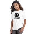 thumbnail image 1 of Cattitude Funny Cat Ladies Pet Lovers Girls Kids T Shirt Tees Teen Brisco Brands L, 1 of 6