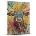 thumbnail image 1 of Cattle Ankole Watusi Canvas Wall Art Animal Decor, Cattle Ankole Watusi Canvas Prints Wild Animal Artwork for Living Room Bedroom Office 190HD139, 1 of 4