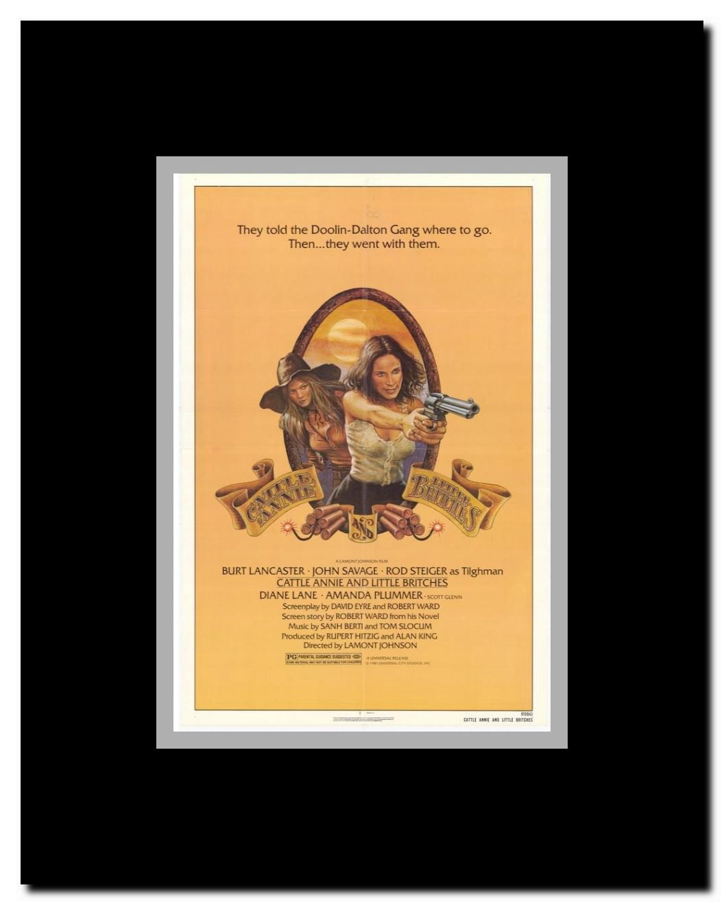 Cattle Annie and Little Britches Framed Movie Poster