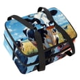 thumbnail image 1 of Cattle Double-Layered Insulated Lunch Bag with Dual Compartments | Large Capacity Reusable Lunch Bags for Men and Women | 7.1x11.4x16.1 Inches Handheld Meal Bag for Work and School, 1 of 6