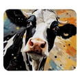 thumbnail image 1 of Cattle Printed Square Desk Pad Mouse Pad Desk Mat Non-Slip Rubber Bottom – 8.3x9.8 Inch – Suitable for Office and Gaming, 1 of 6