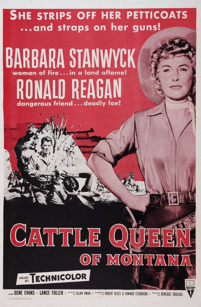 Cattle Queen Of Montana U Canvas Art - (24 x 36)