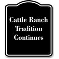 thumbnail image 1 of Cattle Ranch - Premium Beef BLACK Aluminum Composite Sign 15''x18'', 1 of 2