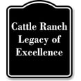 thumbnail image 1 of Cattle Ranch - Quality Beef BLACK Aluminum Composite Sign 15''x18'', 1 of 9