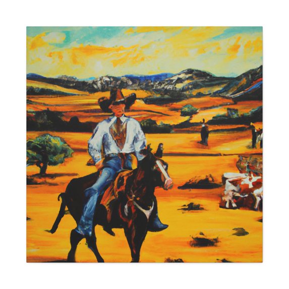 Cattle Ranch Symphony - Canvas