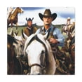thumbnail image 1 of Cattle Roundup Scene - Canvas, 1 of 10
