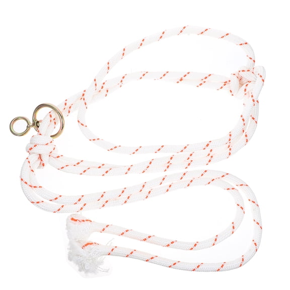 Cattle Tying Rope White Polypropylene Metal 1 Set