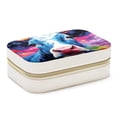 thumbnail image 1 of Cattle Velvet Portable Jewelry Box with Removable Compartment - Necklace, Earring, and Travel Organizer - Gift, 1 of 7