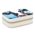 thumbnail image 1 of Cattle Velvet Portable Jewelry Organizer with Removable Compartment - Necklace Holder and Gift Box, 1 of 7