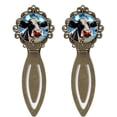 thumbnail image 1 of Cattle Vintage Copper-Colored Lace Bookmarks: Stainless Steel Reading Accessories with Style for Book Lovers – Set of 2, 1 of 5